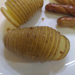 スキレットでハッセルバックポテト レシピ 作り方 By 管理栄養士きゃさりん 楽天レシピ